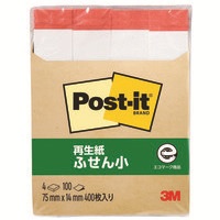 Post-it再生紙 75×14mm 560RP-W/R 白/赤線