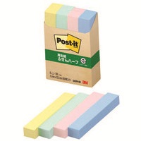 Post-it再生紙 75×12.5mm 560RP-BK 混色