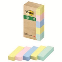 Post-it再生紙 50×15mm 700RP-BK 混色