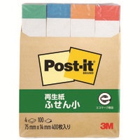Post-it再生紙 75×14mm 560RP-Rレインボー