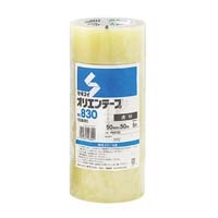 オリエンテープ NO830 50mm*50m 透明 5巻