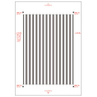 読みやすい手紙を書く便箋 縦罫15行 Le659 スマートスクール スマスク