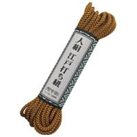 江戸打ち紐細丸キンチャ(金茶)AR-1012