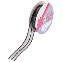 マジックフラワーリボンNo.12 24mm×20m 黒