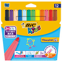 ◎ビックキッズ カラ-ペン太字12色