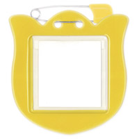 ◎チューリップ型名札10枚パックイエロー