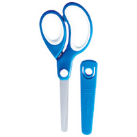 学習はさみ 左手用 ブルー 043803