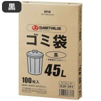 b_ゴミ袋LDD黒45L 100枚 N138J-45