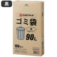 b_ゴミ袋LDD黒90L 100枚 N138J-90