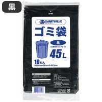 b_ゴミ袋 LDD 黒 45L 10枚 N210J-45