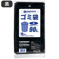 b_ゴミ袋 LDD 黒 90L 10枚 N210J-90