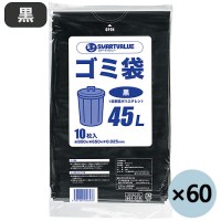 b_ゴミ袋 LDD 黒 45L 600枚 N210J-45P