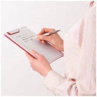 クリップファイルA4 赤 F-5067-3_選択画像04