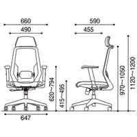 イス用肘セット CK01-AR CK01用_選択画像03