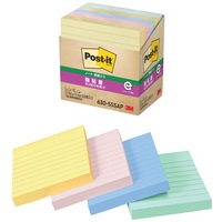 Post-it強粘着 罫線入 630-5SSAP 4色