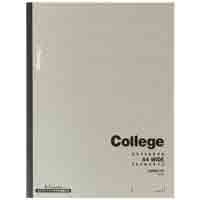 College A4ワイド ヨコ37行 グレー CLW1