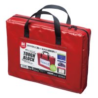 耐水メールバッグA4 マチ有り 赤 MPO-A4R-D