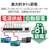 スイッチングハブ 8ポート EHC-G08PN2-JW_選択画像03