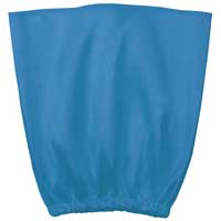 ソフトサテン 帽子 青