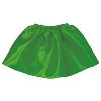 サテンスカート 緑