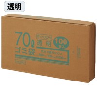 メタロセン配合ゴミ袋 70L 透明 100枚