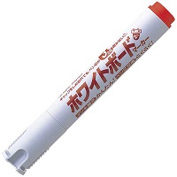 潤芯ボードマーカー K-527 丸芯 赤 10本