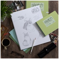 スケッチブック 画用紙 厚口 B4 SK710_選択画像03