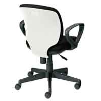 事務イス プリセア KB-K56SL 肘付 BK_選択画像02