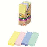 Post-it強粘着75×25mm 500-5SSAP 4色