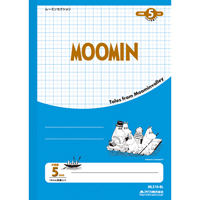 ◎ムーミン5mm方眼ノ-トブル- MLS10-BL