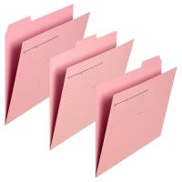 カットフォルダー ３山 FL-063IF A4 桃