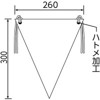 三角旗 黄無地/372-60_選択画像02