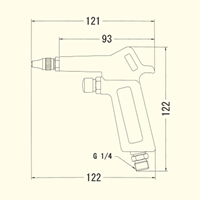EA123AD-3 2.0mm穴 エアーブローガン_選択画像02