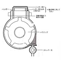 6.5mmx10mエアーホースリール(自動巻ポリウ_選択画像02