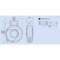 6.5mmx10mエアーホースリール(自動巻ポリウ_選択画像03