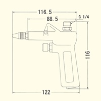 2.0穴エアーブローガン(8.7ステム/流量調整_選択画像02