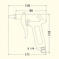 EA123AE-17 2.0mm穴 エアーブローガン_選択画像02