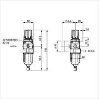 EA153CA-2 Rc1/4エアフィルタレギュレータ_選択画像03