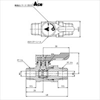 EA425CC-2 R1/4xR1/4ミニボールバルブ_選択画像04