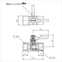 EA425BW-33 Rc3/8xG3/8ミニボールバルブ_選択画像04