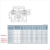 EA425CL-82 R1/4x8mmx8mmユニオン(T型)_選択画像02