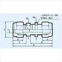 EA425HH-10 10ユニオンバルクヘッドフッ素_選択画像02