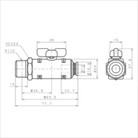 EA425TM-104 R1/2x10mmボールバルブ_選択画像02