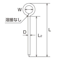 EA628ZF-5 ロ-プ止メ金具(丸型/ステンレス_選択画像03