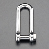 8x64mm/250kgロングシャックル(ステンレス)