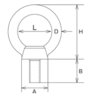 EA638BP-5 M5x13mmアイボルト(ステンレス製_選択画像04