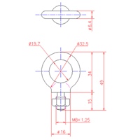 EA638SN-51 M8x15mmアイボルト_選択画像02
