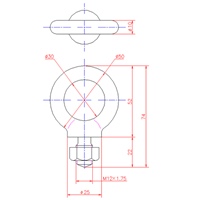 EA638SN-53 M12x22mmアイボルト_選択画像02