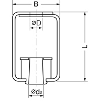 EA949HS-221 32x70mm/11mm[吊形]防振ゴム_選択画像02