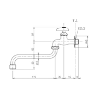 PJ 1/2 in 自在水栓_選択画像02